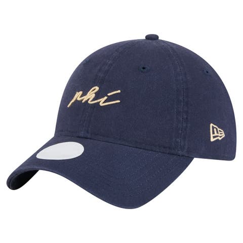 Women's New Era  Navy Philadelphia Union Script 9TWENTY Adjustable Hat
