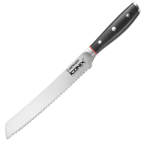 Cuisine::pro Iconix 8" Bread Knife In Black