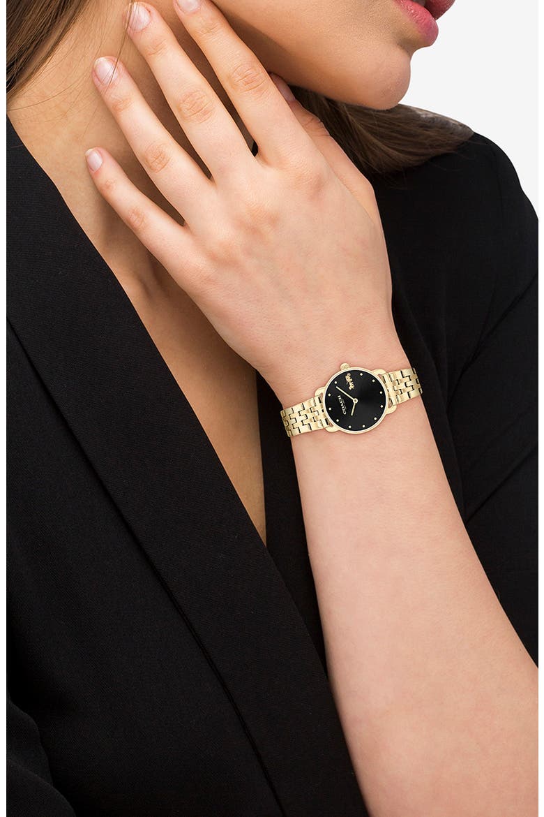 Elliot Bracelet Watch, 28mm, Alternate, color, GOLD