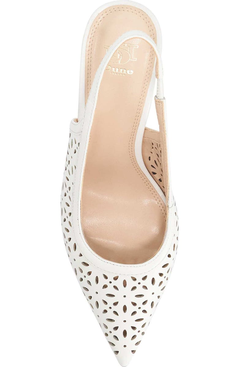 Dune London <p>Corfu Perforated Slingback Pump (Women)</p>, Alternate, color,