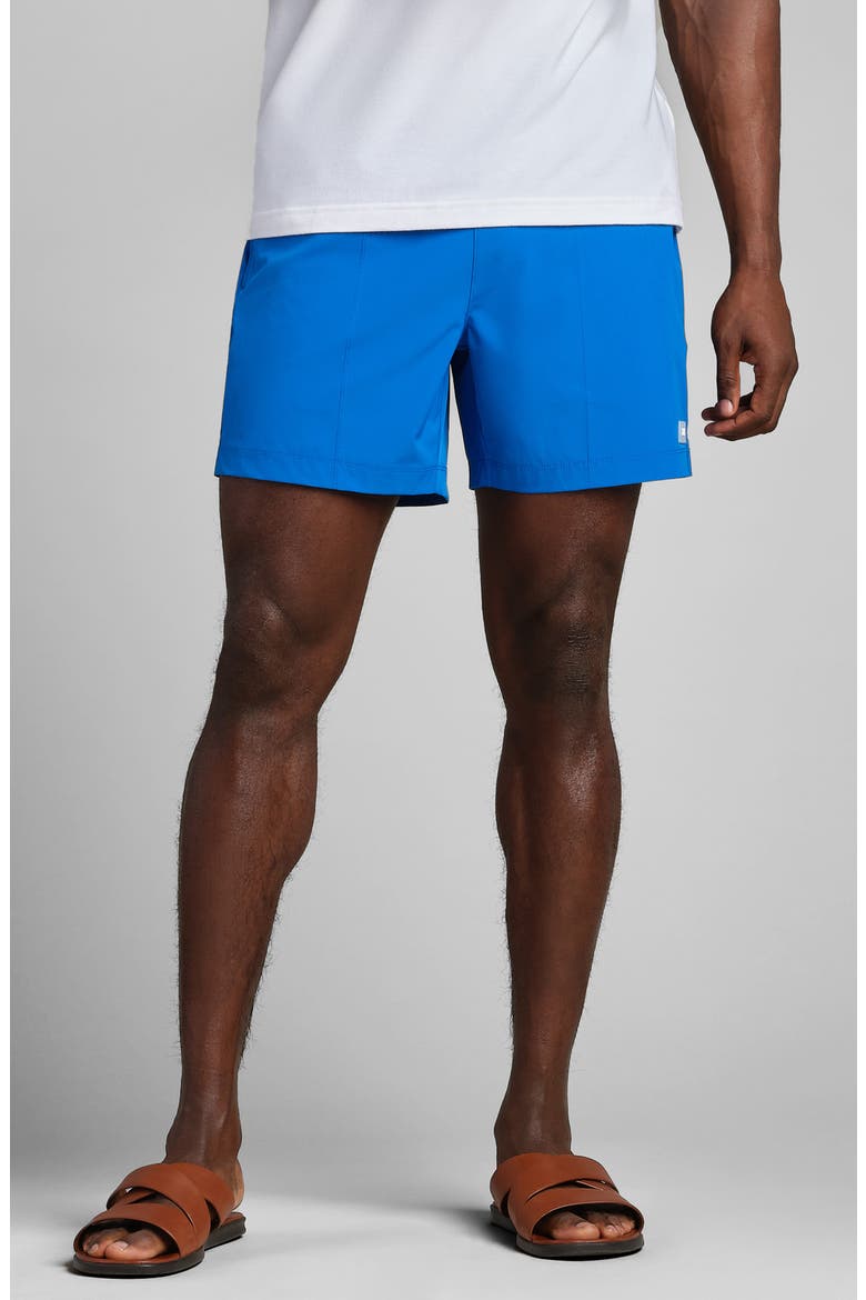 5.5-Inch Water Repellent Swim Trunks, Main, color, ELECTRIC BLUE