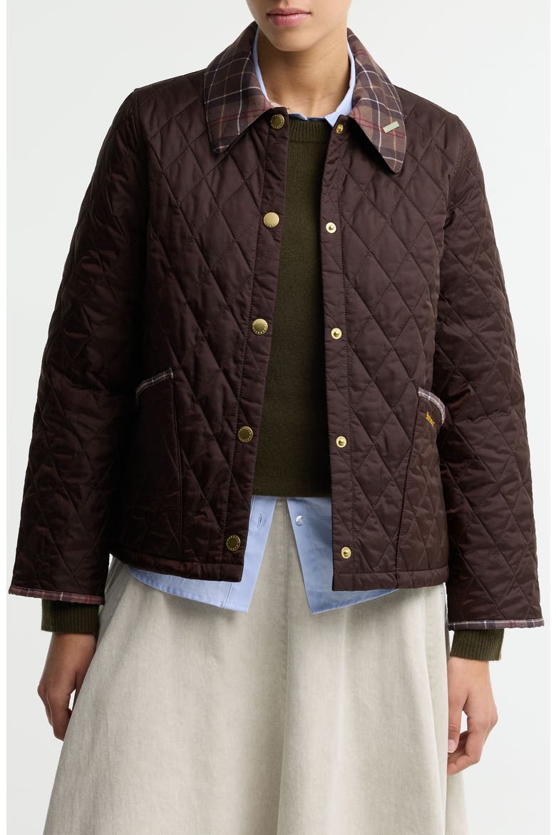 Icons Quilted Jacket, Main, color, RUSTIC/ MUTED