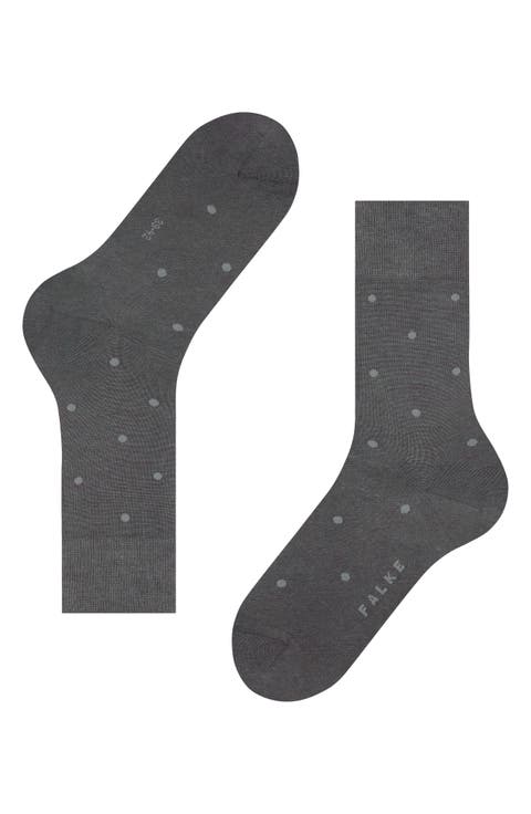 Polka Dot Crew Socks