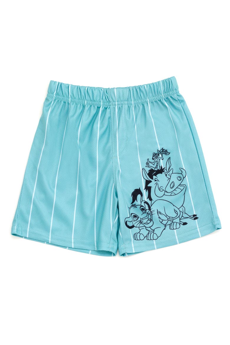 Lion King Athletic 2-Piece Tank Top and Shorts Set, Alternate, color, Simba Light Blue