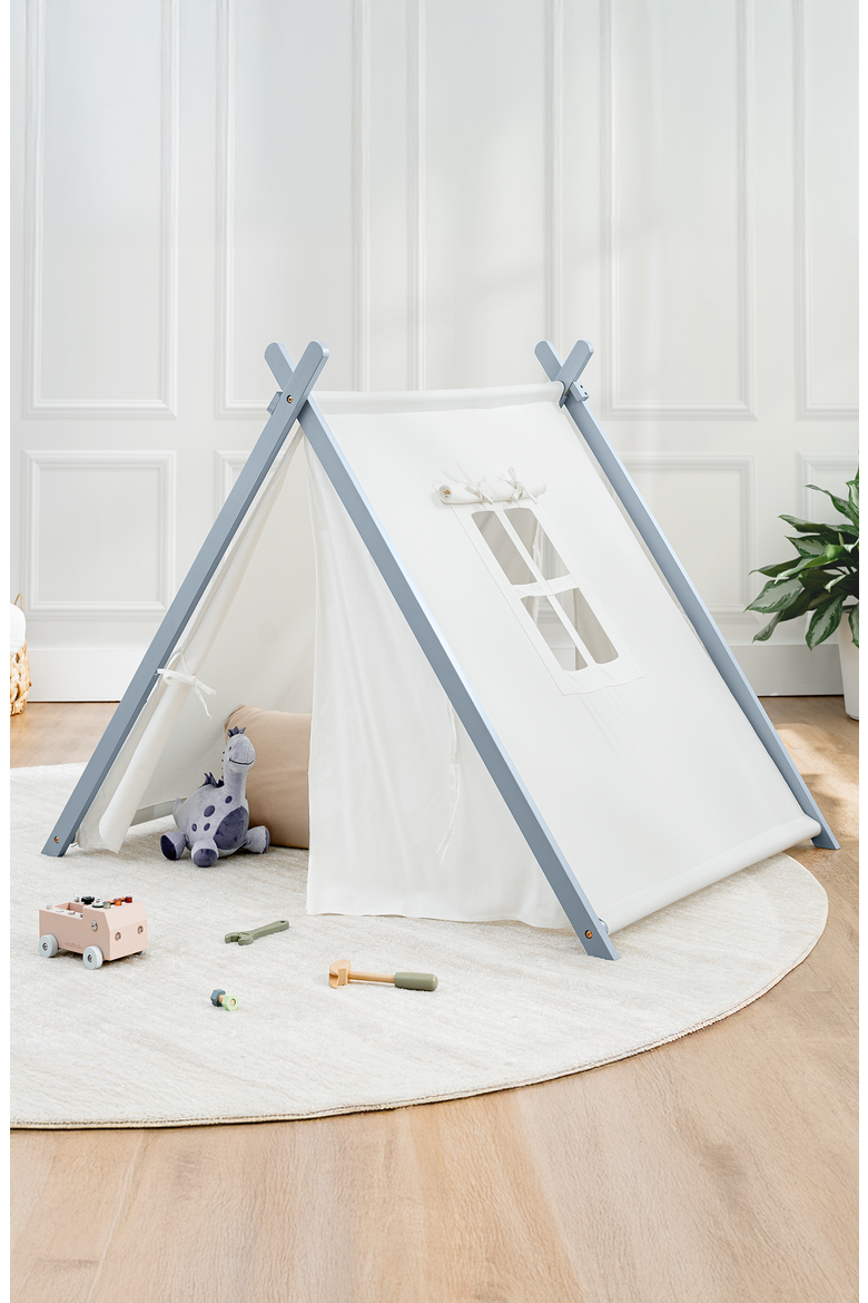 Kids Indoor Play Tent, Main, color, Pacific Blue