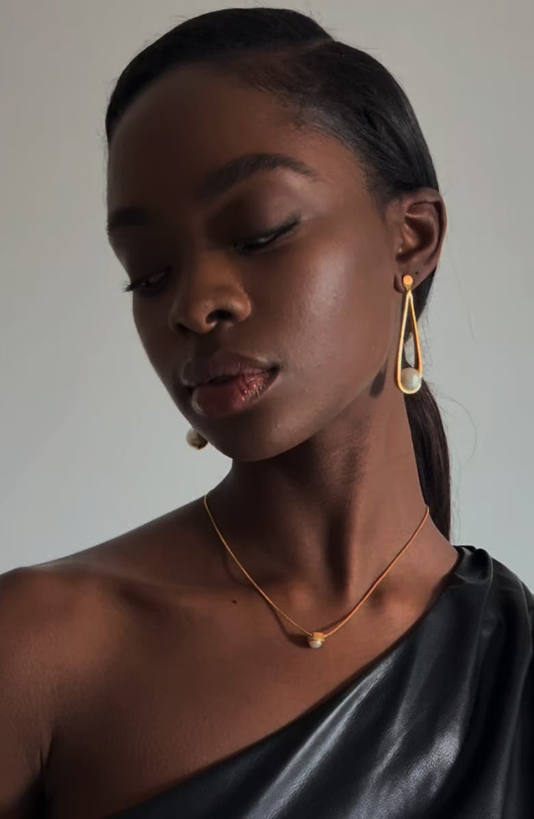 Dean Davidson Ipanema Drop Earrings, Alternate, color, Pearl/ Gold