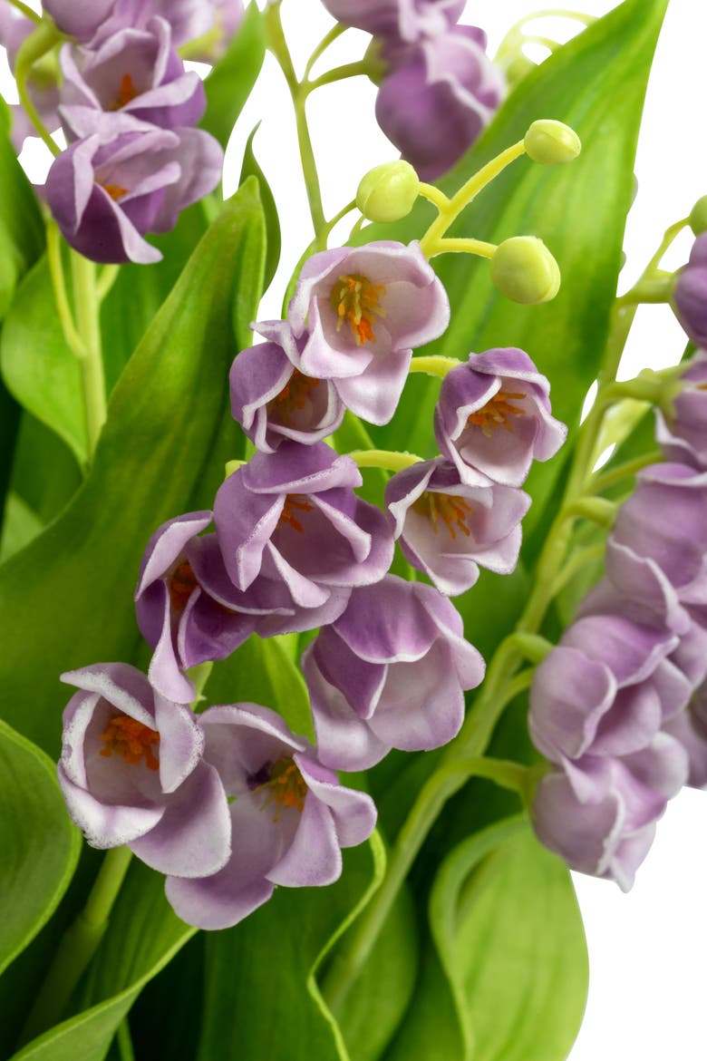 Cora RealTouch Muguet Arrangement, Alternate, color, Periwinkle