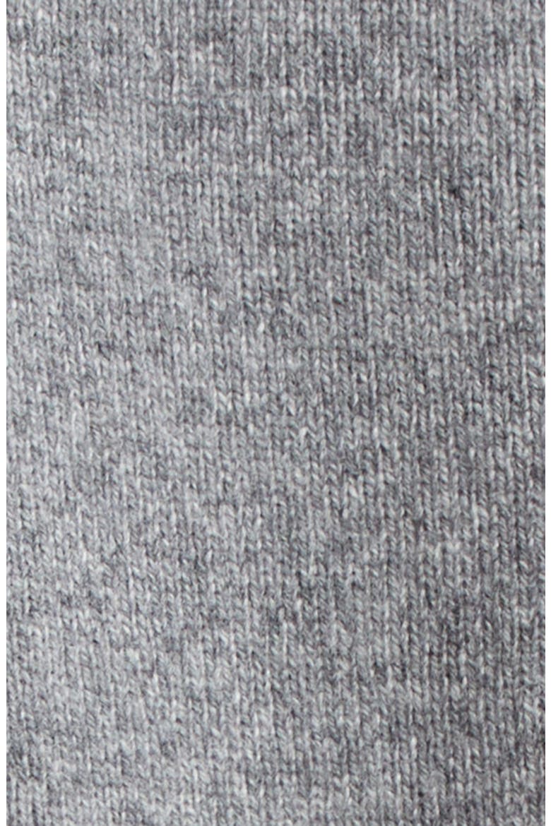 Heathered Grey Wool & Cashmere Turtleneck, Alternate, color, GREY