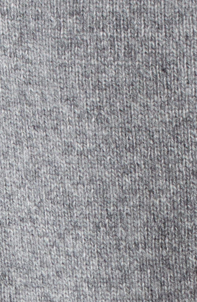 Boglioli Heathered Grey Wool & Cashmere Turtleneck, Alternate, color, Grey