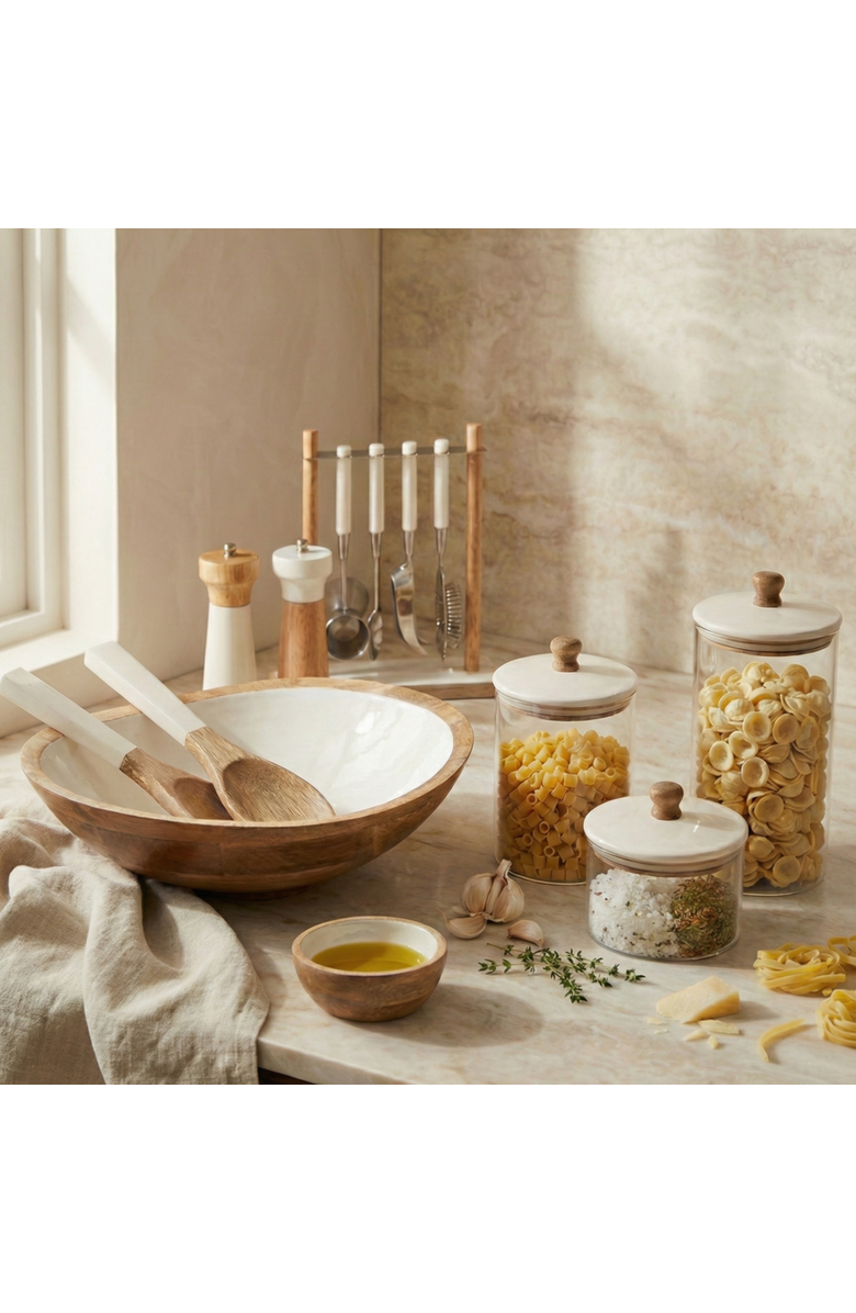Be Home Madras Salt & Pepper Mills, Alternate, color, Natural