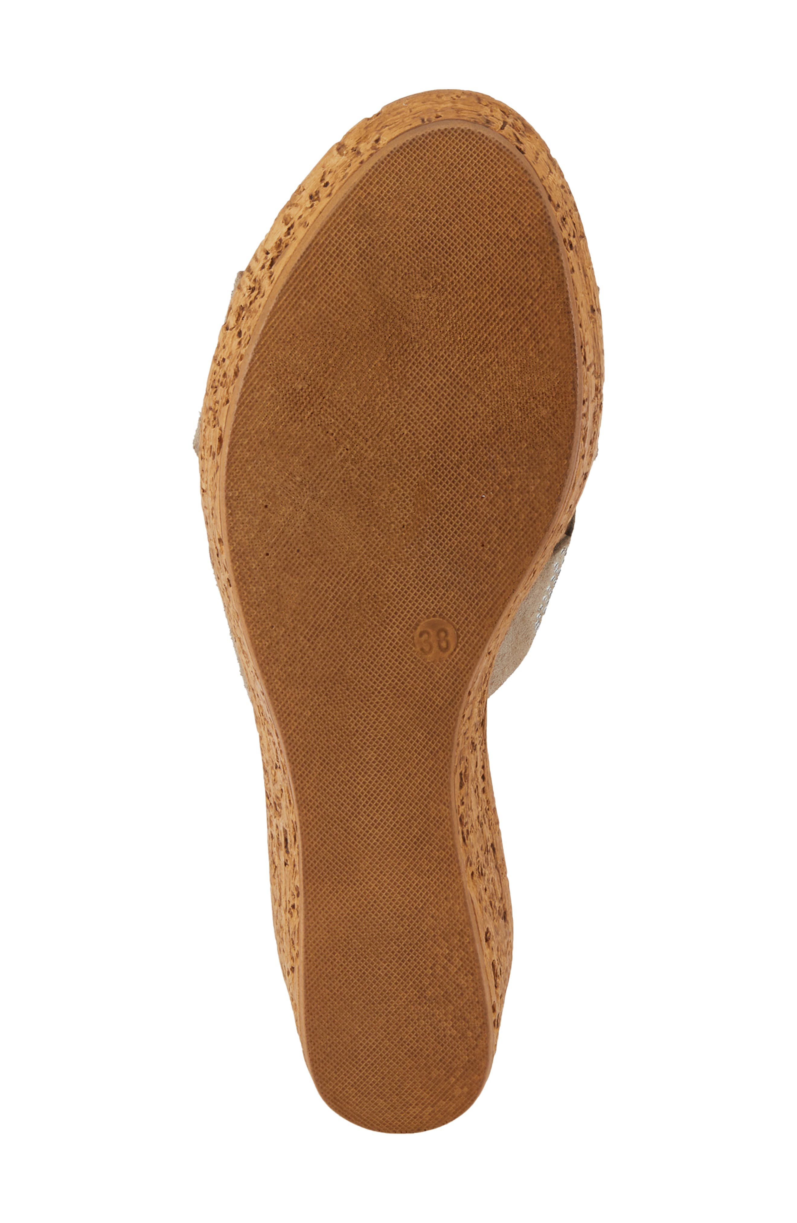 Spring Step Steamy Crystal Embellished Wedge Sandal, Alternate, color, 