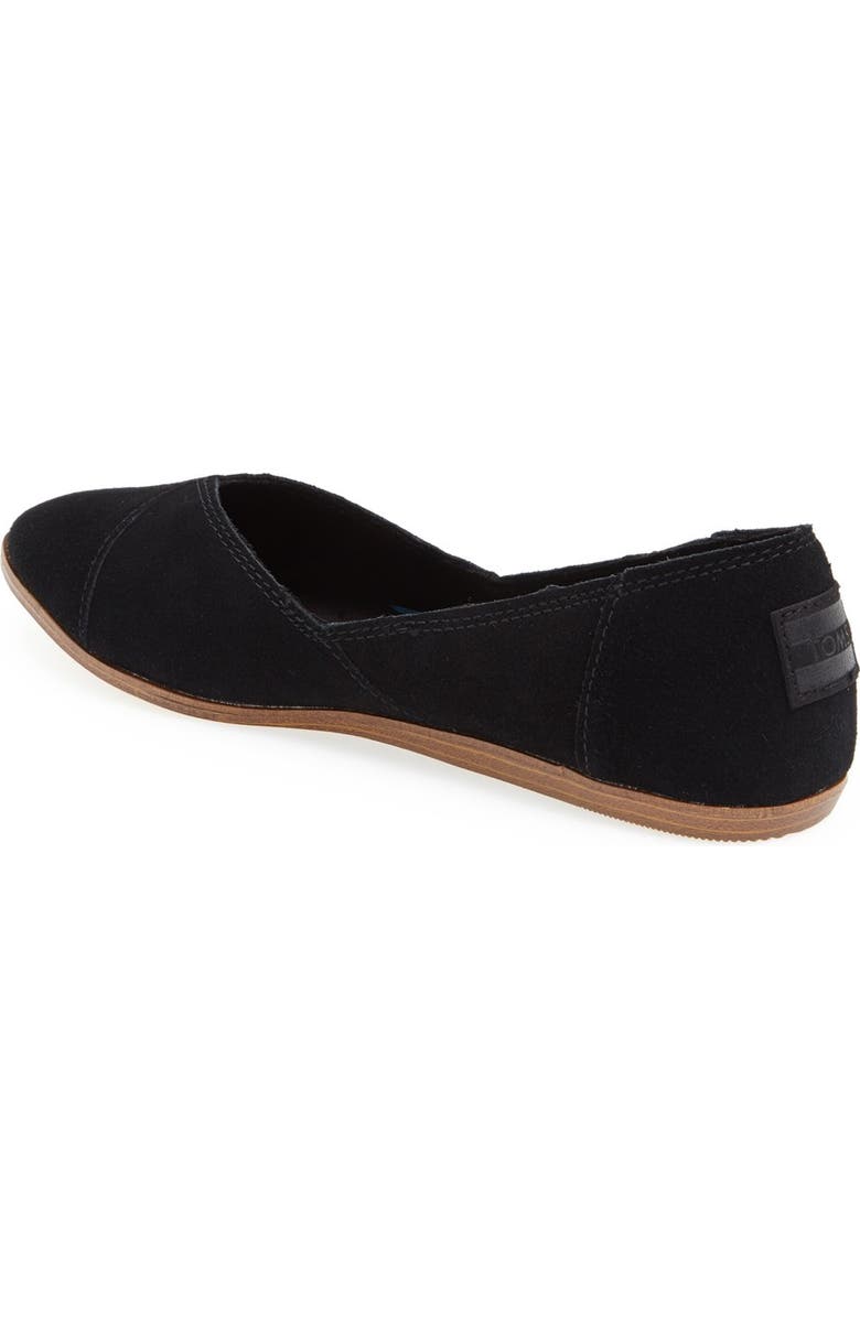 TOMS 'Jutti' Suede Slip-On, Alternate, color,