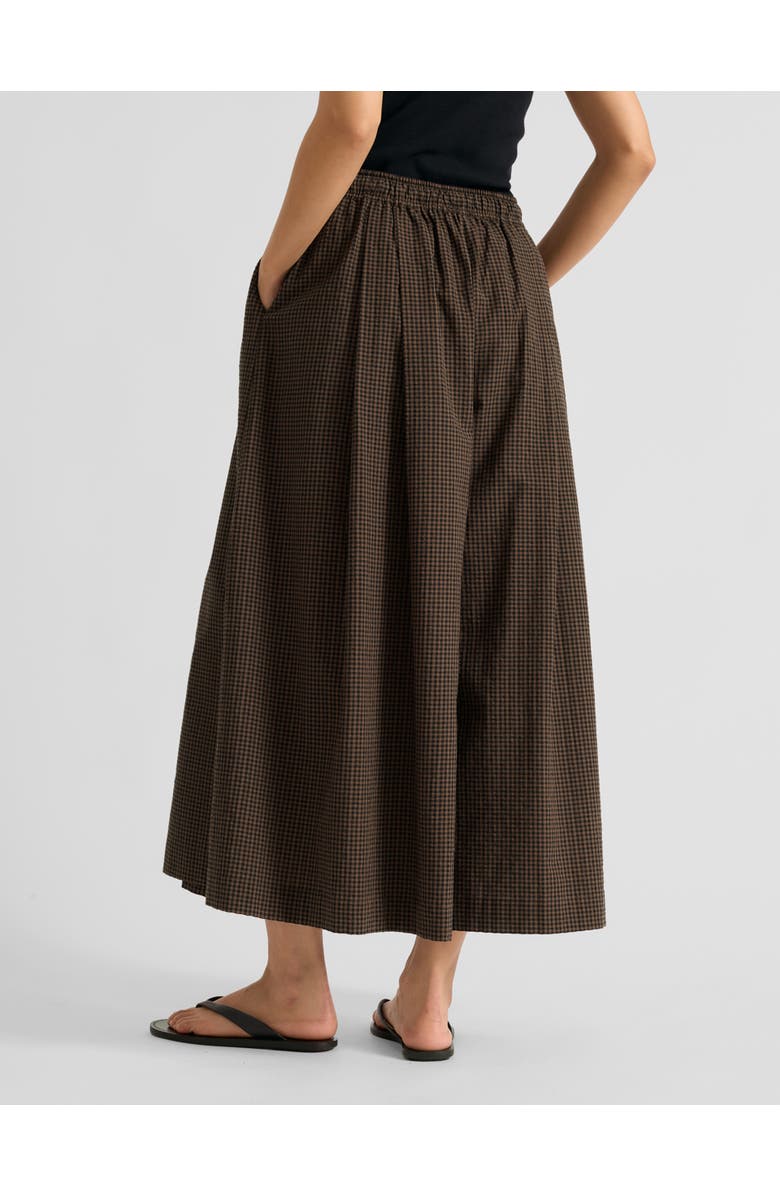 Albaray Gingham Culottes, Alternate, color, Chocolate