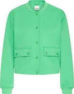 ICHI Kate Knit Bomber Jacket