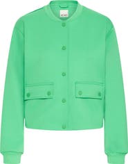 ICHI Kate Knit Bomber Jacket