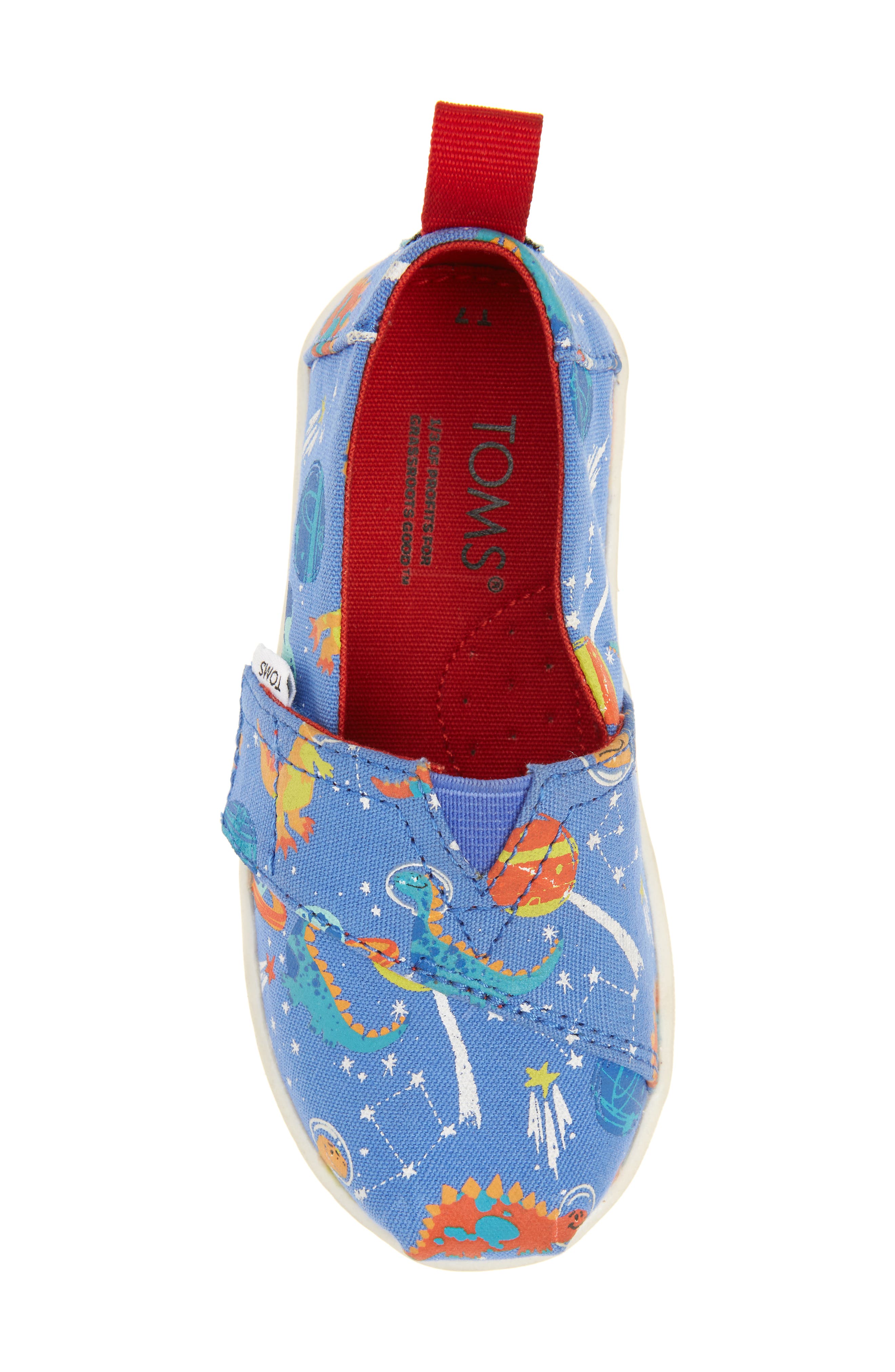 TOMS Kids' Alpargata Slip-On Sneaker, Alternate, color, 