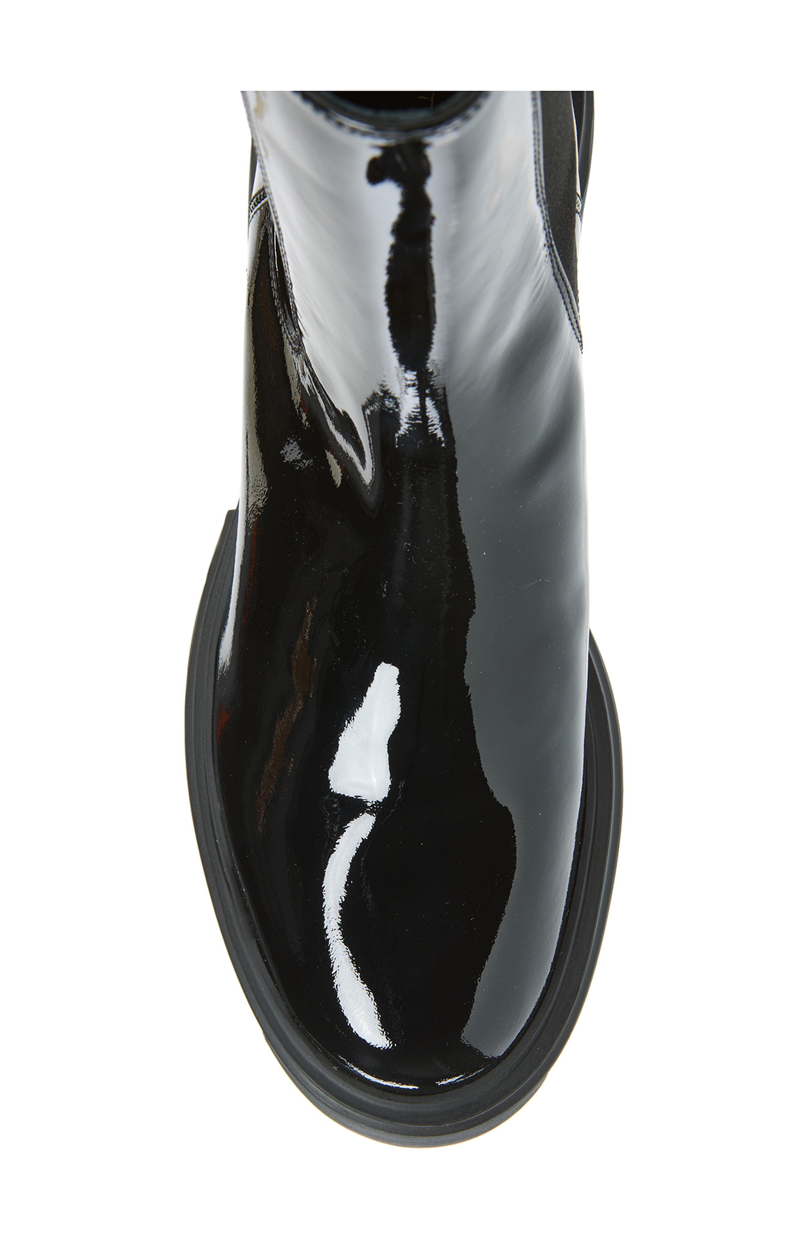 Soho Leather Chelsea Bootie, Alternate, color, BLACK