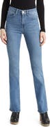 FRAME Super High Waist Mini Bootcut Jeans