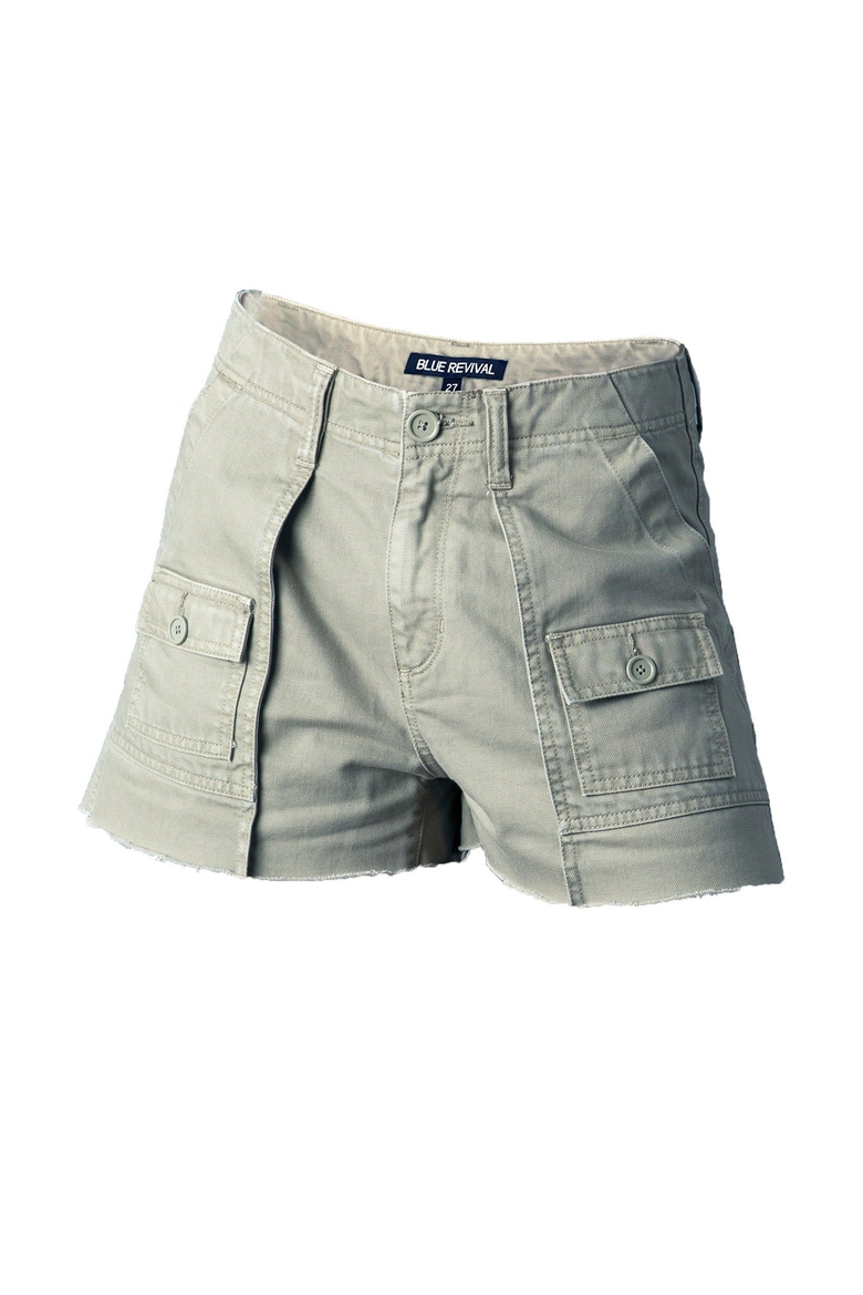 Adeline Cargo Shorts, Alternate, color, Light Olive