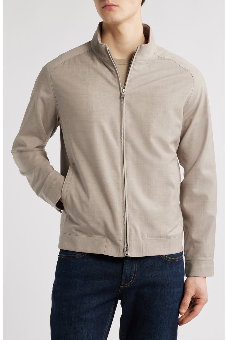 Crown Crafted Excursionist Lite Water Resistant Bomber Jacket, Alternate, color, DARK SAND
