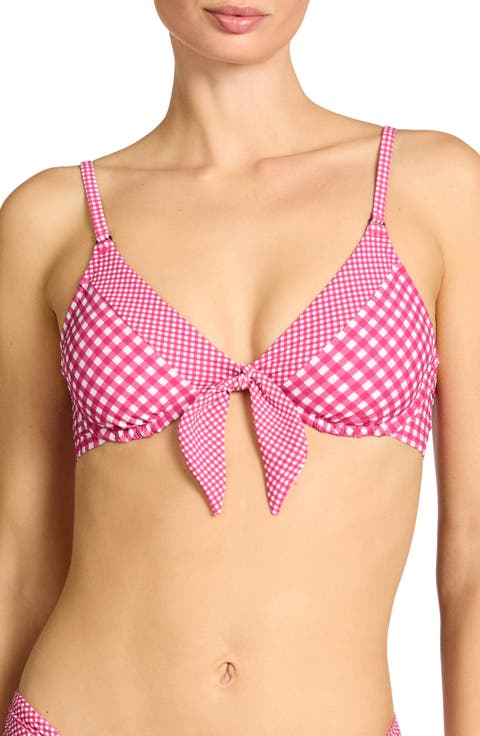 Brigitte Tie Front Underwire Bikini Top
