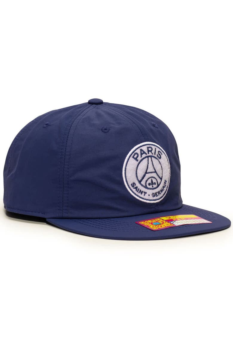 FAN INK Men's Navy Paris Saint-Germain Pipeline Adjustable Hat, Alternate, color, 