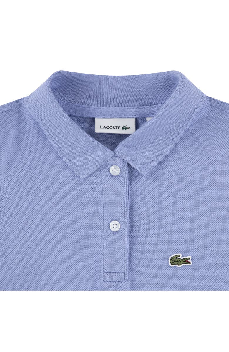 Lacoste Kids' Organic Cotton Piqué Polo, Alternate, color, Delphinium
