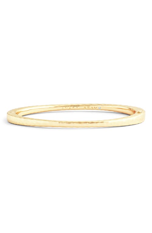 Anabel Aram Jewelry Farrier Thin Hinged Bangle In Multi