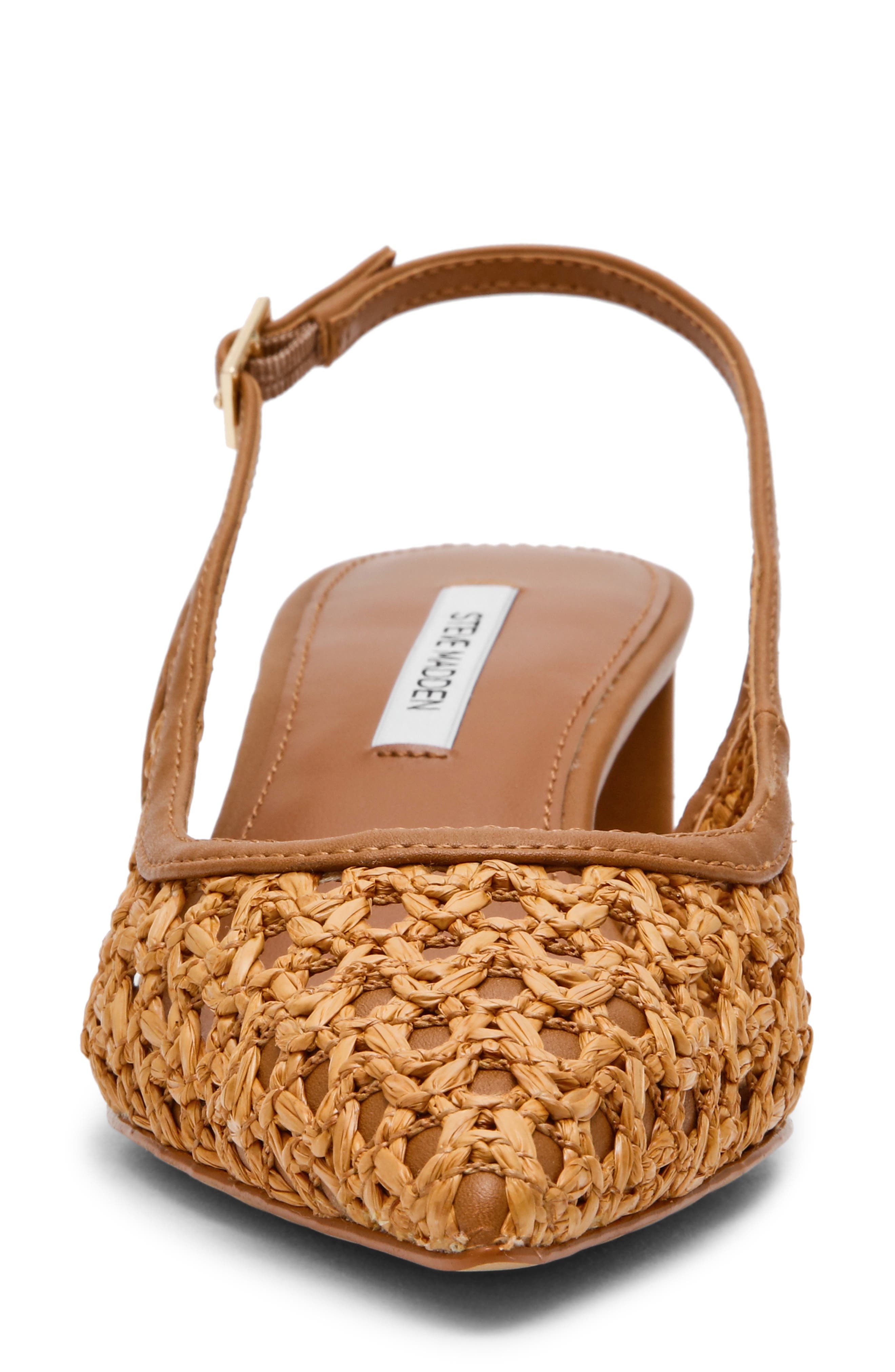 Robyn Pointed Toe Slingback Pump, Alternate, color, TAN