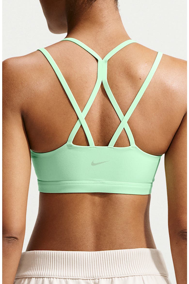 Zenvy Strappy Light-Support Padded Sports Bra, Alternate, color, CUCUMBER CALM/ COOL GREY