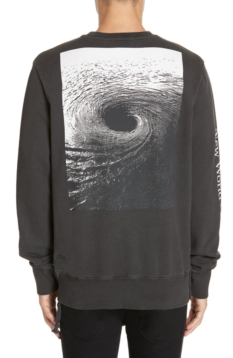 Ksubi Whurld Order Graphic Sweatshirt, Alternate, color, 