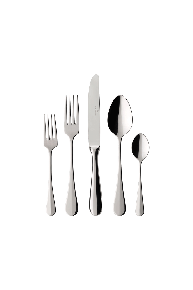 La Coupole 40 Piece Flatware Set, Main, color, Metallic Silver