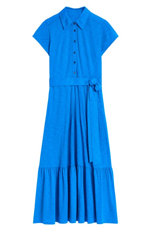 Shop Boden Cressida Slub Jersey Dress In Blue