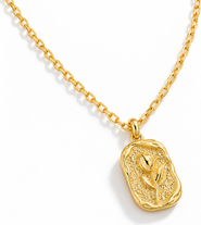 Donatello Gian Gold-Tone Dainty Rose Necklace