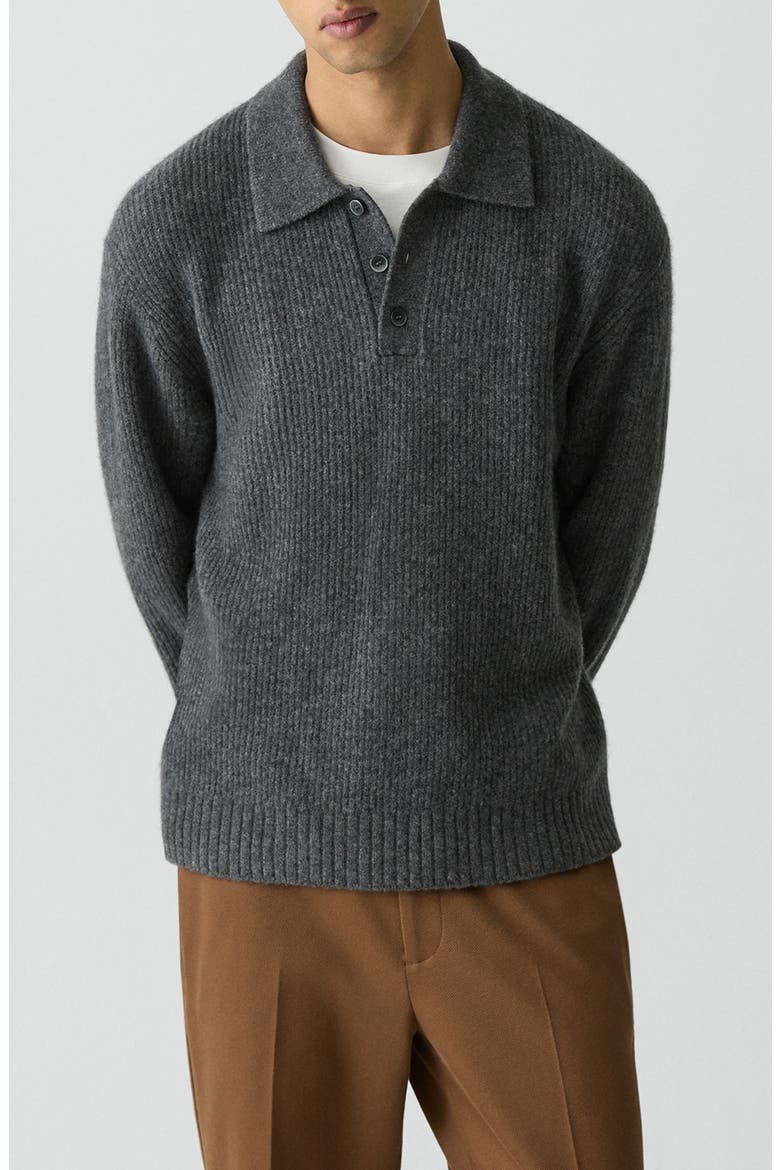 Astor Merino Wool Blend Sweater, Main, color, CHARCOAL