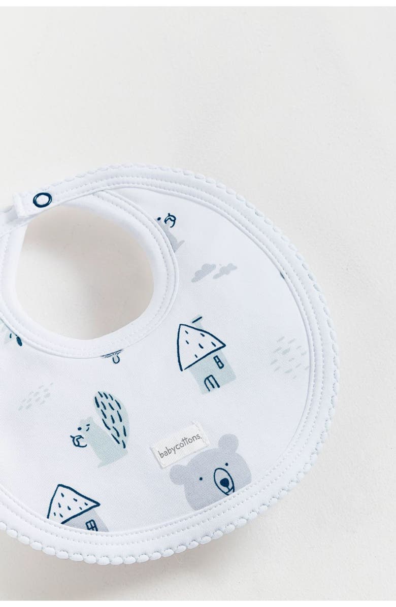 Babycottons Premium Peruvian Pima Cotton Archie Small Bib For Infant, Alternate, color, Multicolor