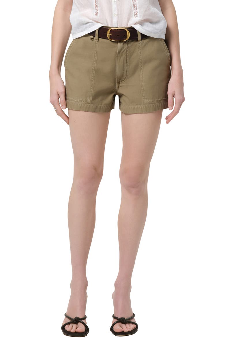 Citizens of Humanity Marcella Utility Shorts, Main, color, Bezal Md Olv G