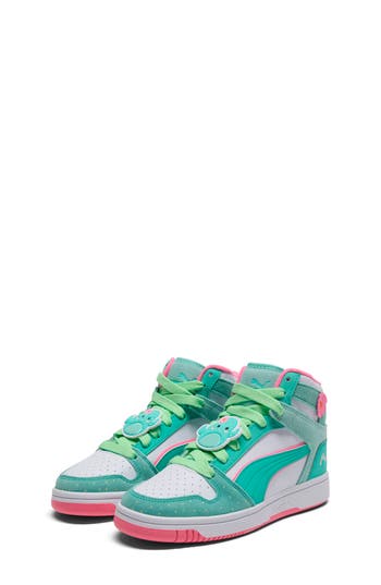 Puma Kids' Rebound Layup High Top Sneaker In Multi