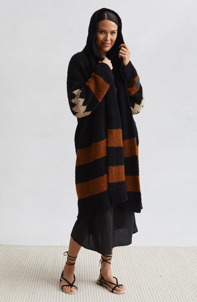 Kashwere Apparel Womens Shawl Collar Coat, Alternate, color,