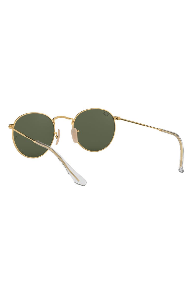 Ray-Ban 50mm Round Sunglasses, Alternate, color, Crystal Green