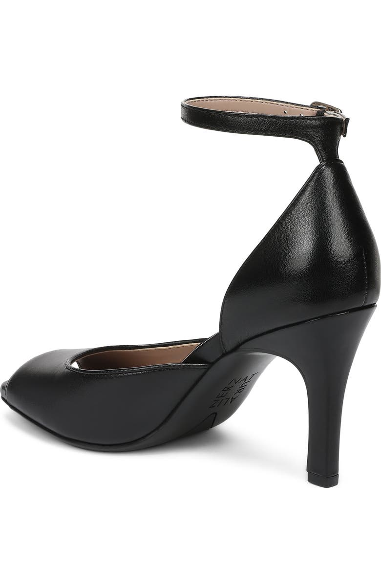 Naturalizer Asha Ankle Strap Peep Toe Pump, Alternate, color,