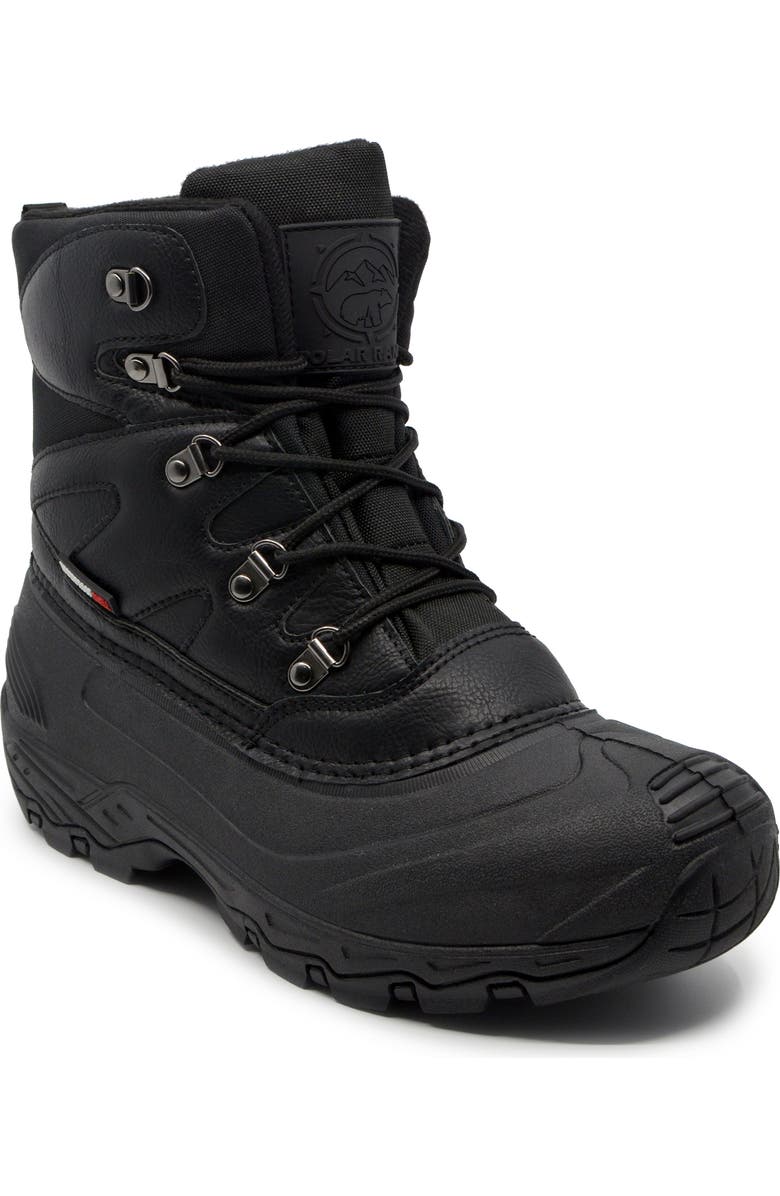 POLAR RANGE Arno Waterproof Snow Boot, Main, color, Black
