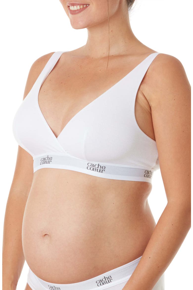 Life Maternity and nursing bra, Main, color, WHITE