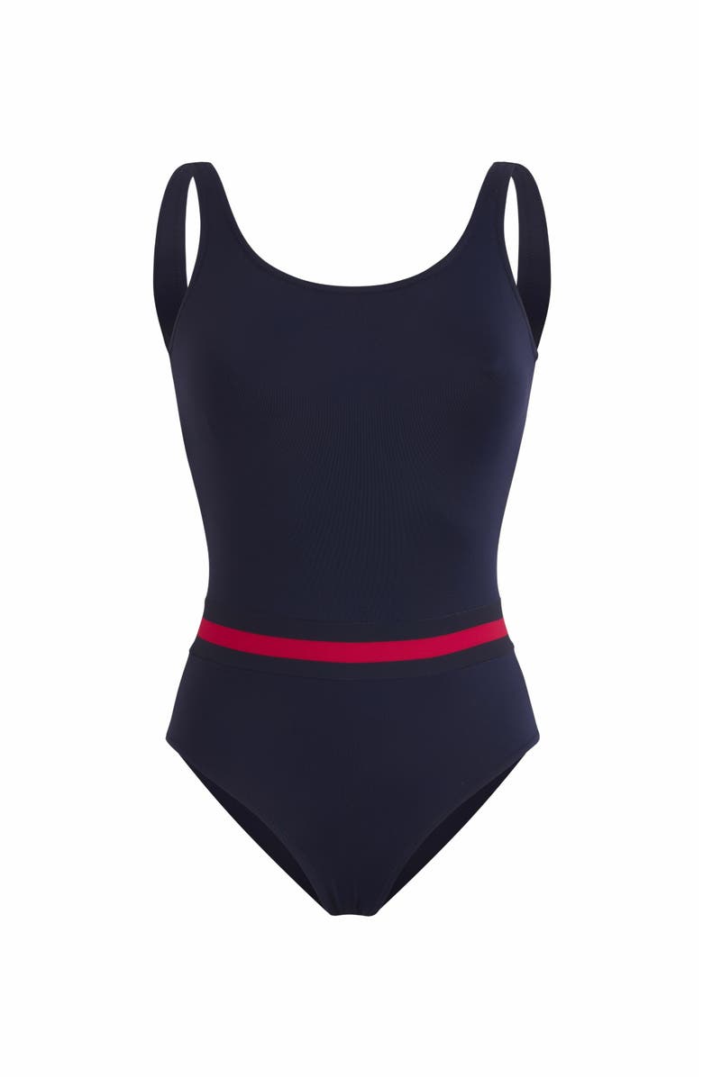 Vilebrequin Women's Solid One-Piece Swimsuit - Vilebrequin X Ines De La Fressange, Alternate, color, Bleu Marine