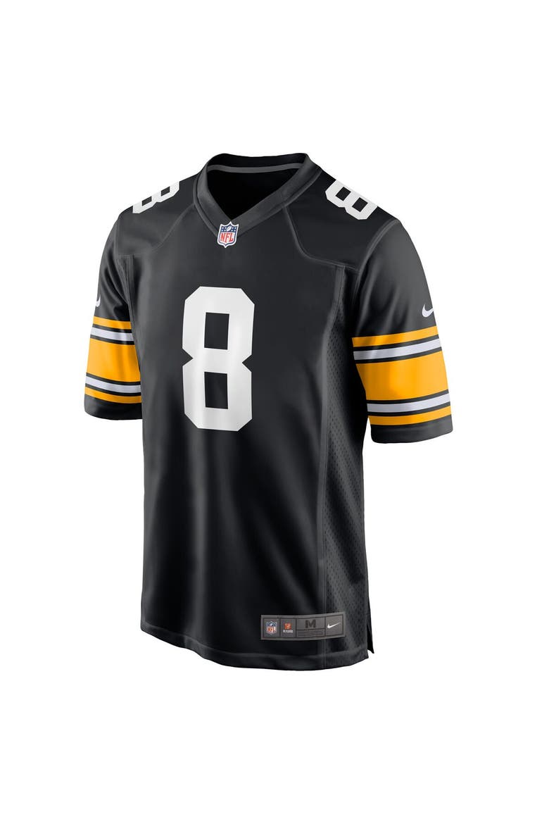 Men's Nike Kenny Pickett Black Pittsburgh Steelers Player Alternate Game Jersey, Alternate, color, Black