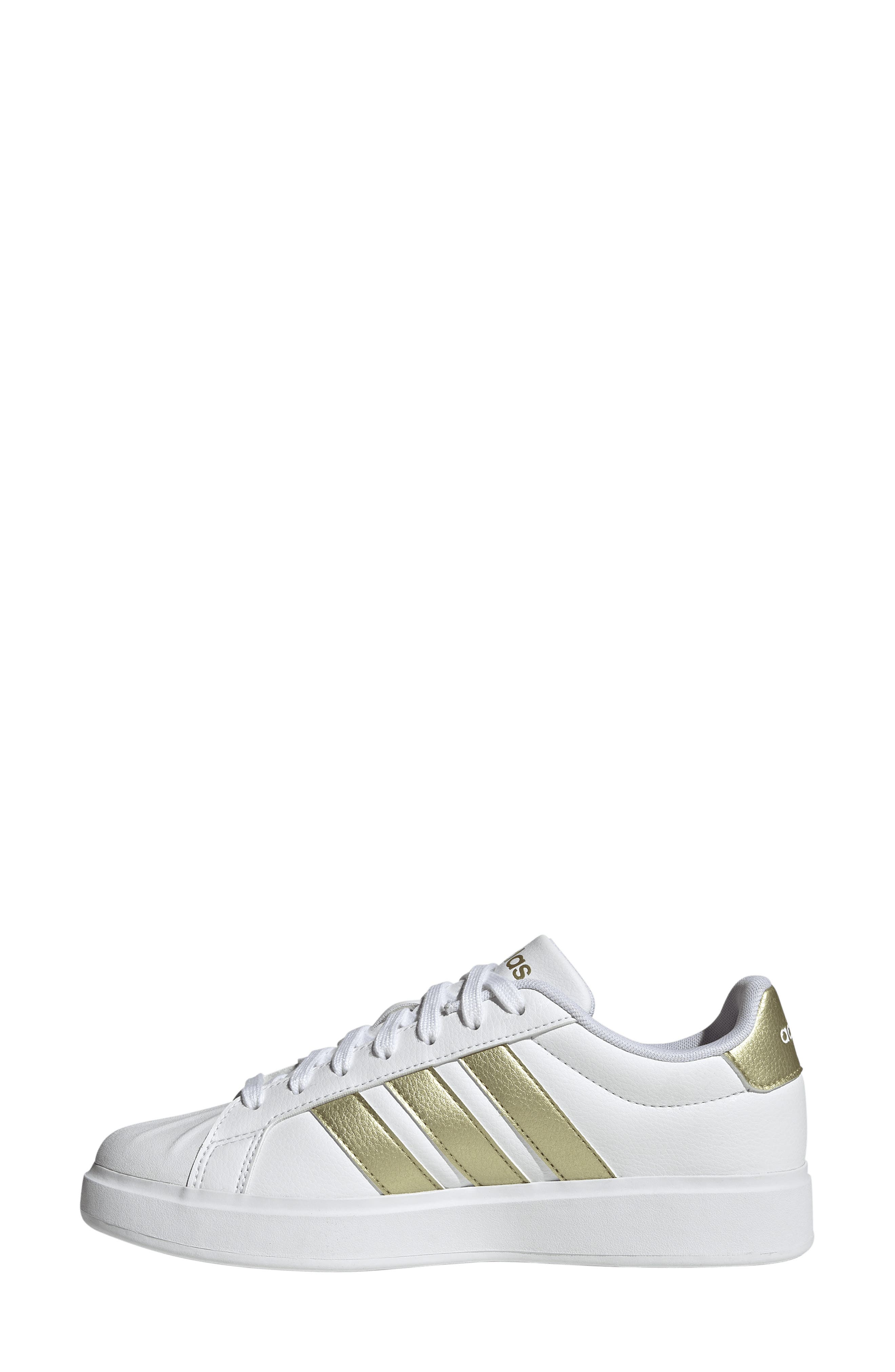 adidas Streettalk Sneaker, Alternate, color, White/ Gold Met./ White