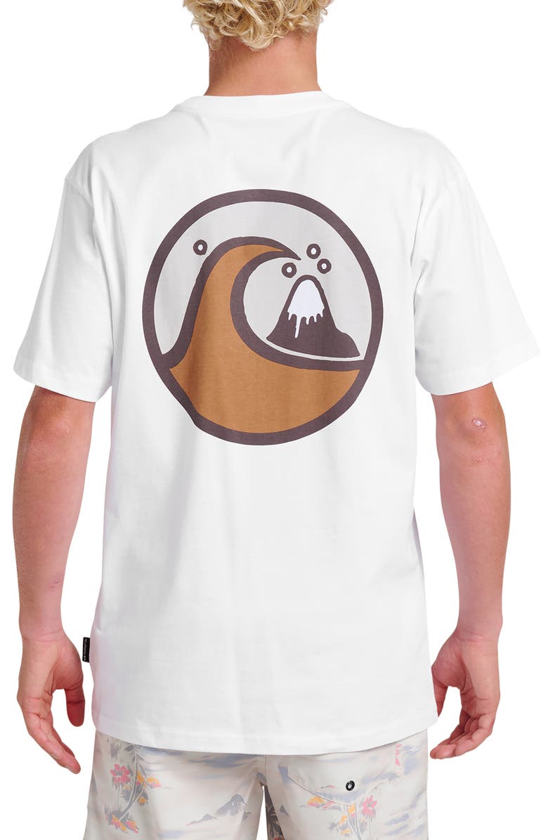 Quiksilver Jungle Wave Graphic T-Shirt, Alternate, color, White