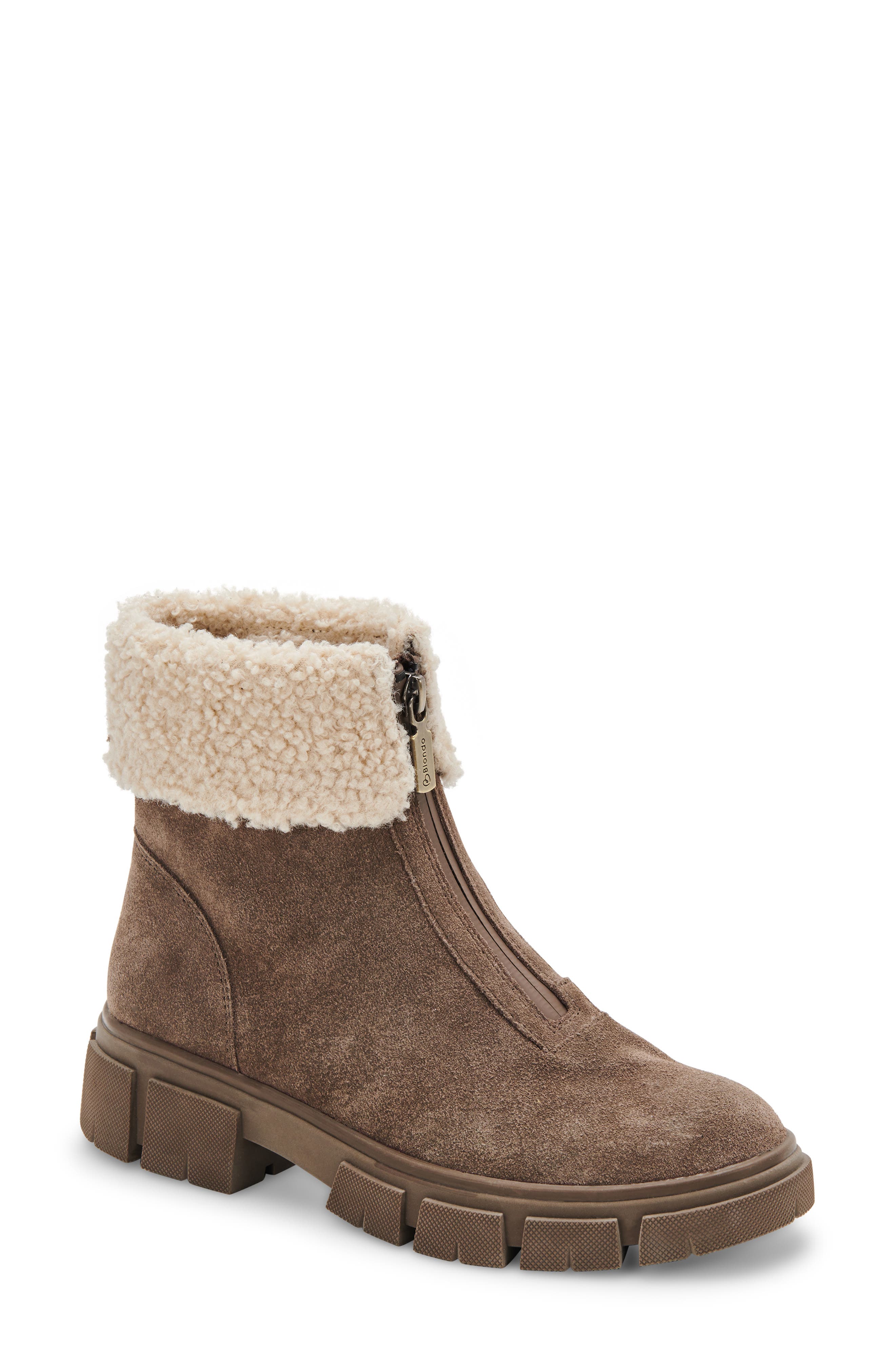 Plaka Waterproof Boot, Main, color, DARK TAUPE SUEDE