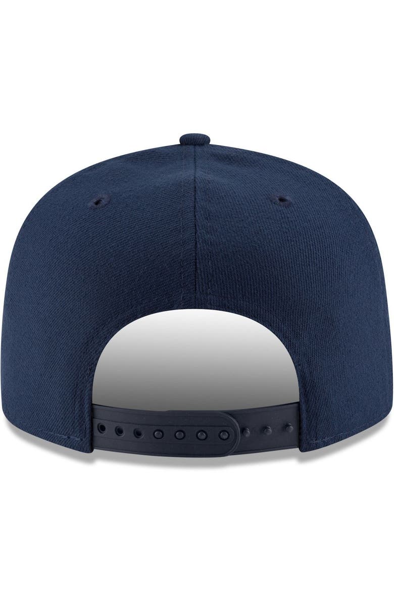 New Era Men's New Era Navy Chicago Bears Head Basic 9FIFTY Adjustable Snapback Hat, Alternate, color, 