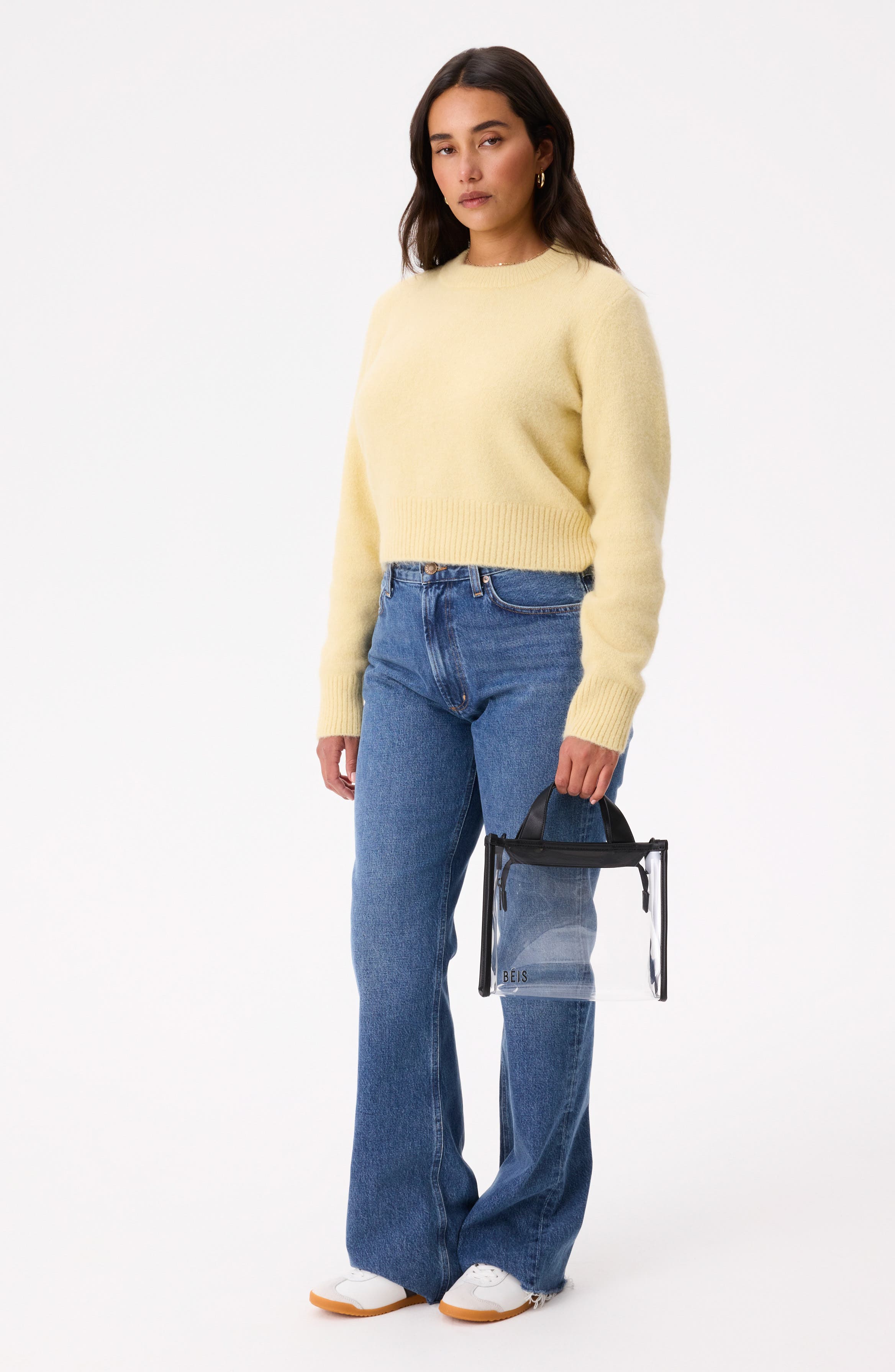 Béis The Clear Stadium Crossbody Bag, Alternate, color, 